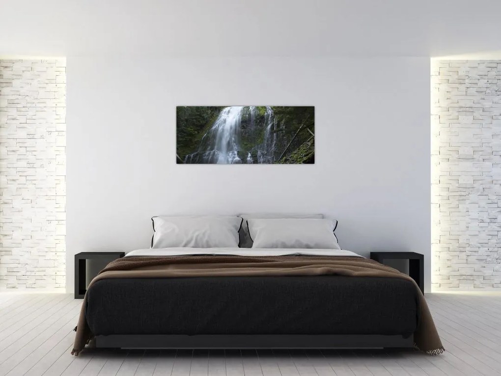 Tablou cu cascadă (120x50 cm)
