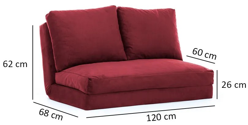 Canapea futon Tilda (Castan). 1072568