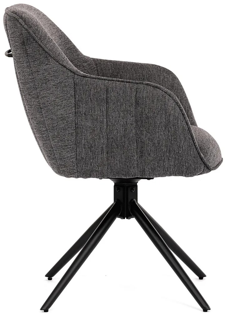 Set de scaune de sufragerie cu mecanism deîntoarcere HC-536 GREY2, 2 buc.