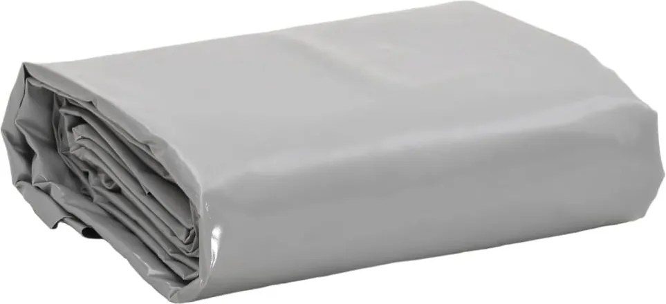 vidaXL Prelată, gri, 1,5x10 m, 650 g/m²