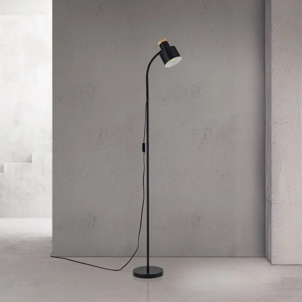 Orion - Lampă de podea GILI 1xE27/40W/230V neagră