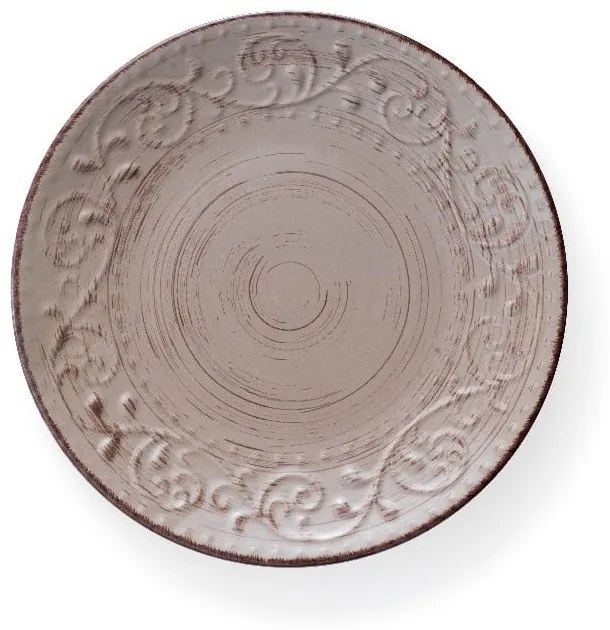 Farfurie din ceramică Brandani Serendipity, ⌀ 27,5 cm, maro