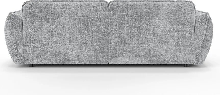 Colțar gri deschis cu tapițerie din chenille (cu colț pe partea stângă/cu șezlong) Nelia – Ropez