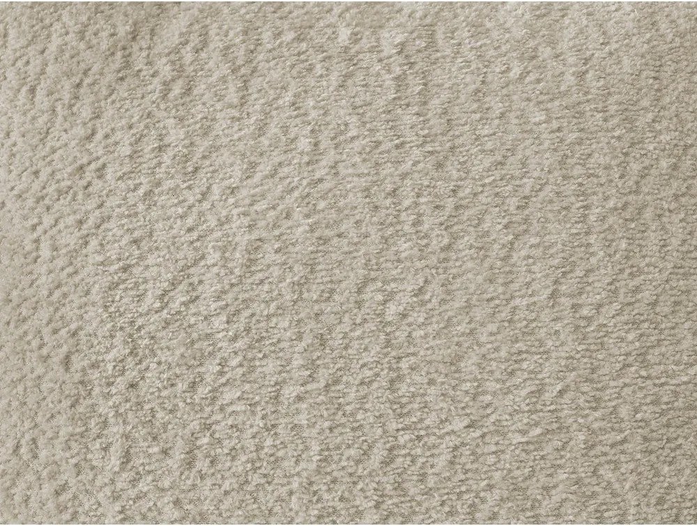 Colțar bej extensibil/cu spațiu de depozitare cu tapițerie din țesătură bouclé (cu colț pe partea dreaptă/cu șezlong) Montaigne – Bobochic Paris