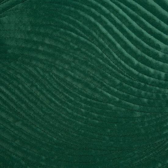 Cuvertură de calitate matlasată în verde închis Lăţime: 170 cm | Lungime: 210 cm