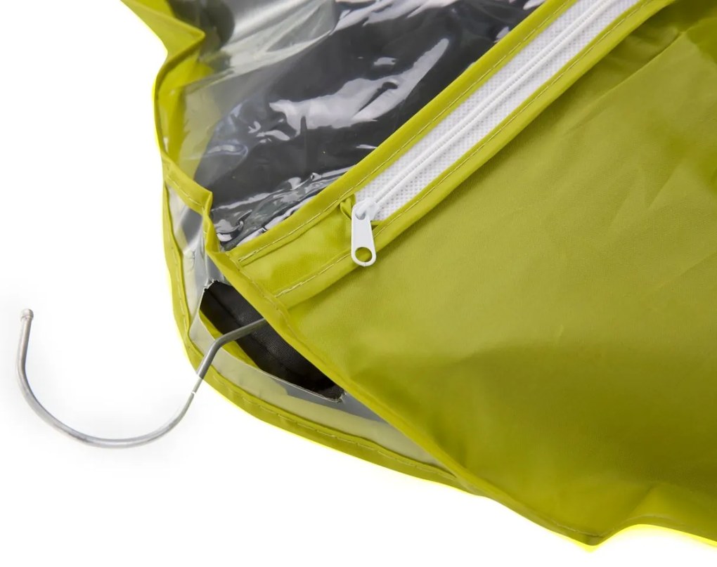 Husa depozitare haine cu fermoar 100 x 45 x 15cm, verde