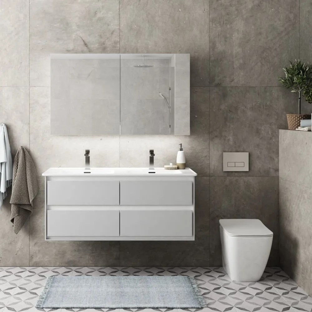 Vas wc stativ Ideal Standard Strada II AquaBlade alb lucios back to wall cu capac inclus