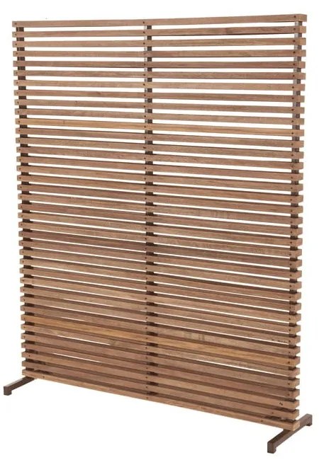 Paravan pentru balcon în culoare naturală din lemn/metal 153x185 cm - Hartman