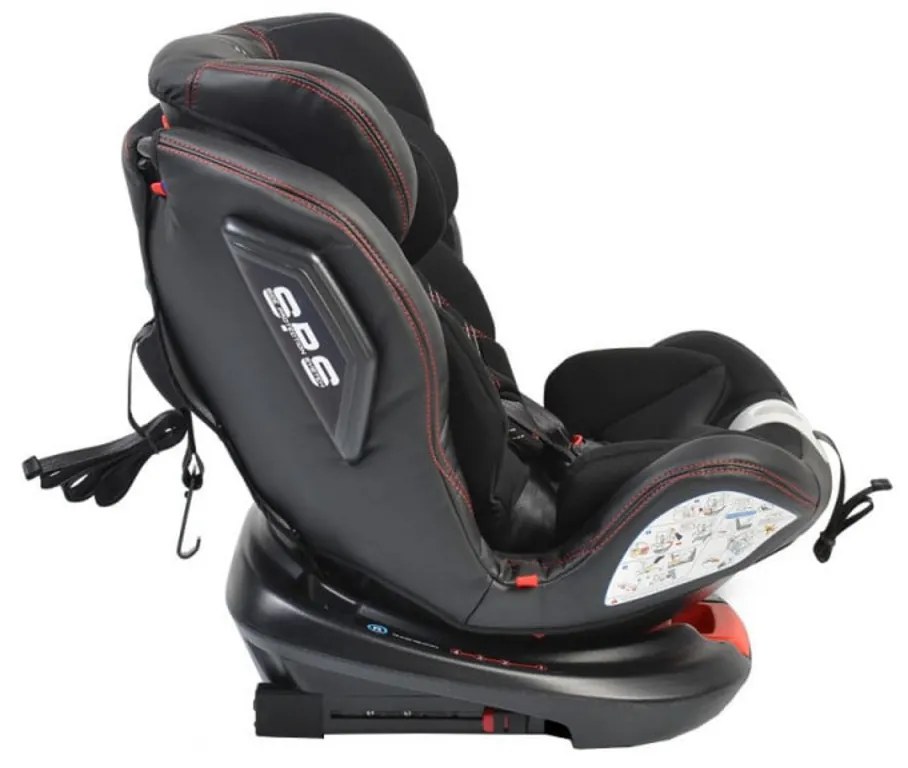 Scaun Auto Pentru Copii cu Isofix NOVOKIDS™ Motion PLUS, Rotire 360°, 0-36 kg, 4 pozitii inclinare, Omologare R-129 i-Size, Transformabil scoica