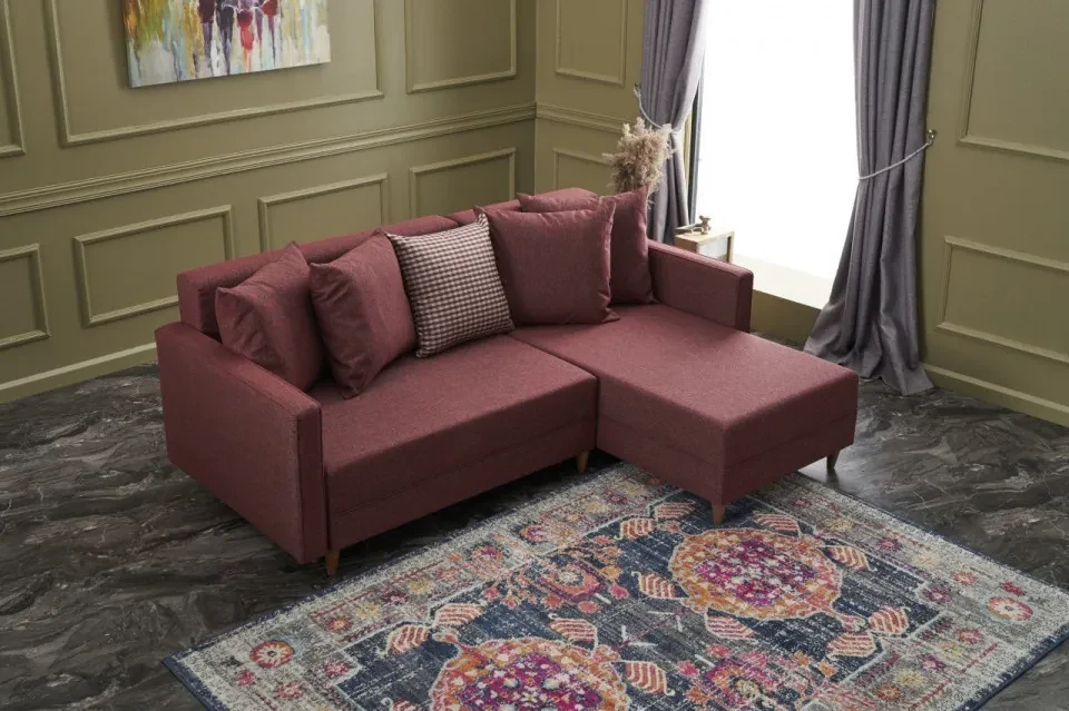Coltar Extensibil Aydam Right, Poliester, Bordo