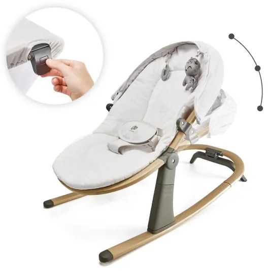 Balansoar pentru bebeluși ELSU, gri - KINDERKRAFT