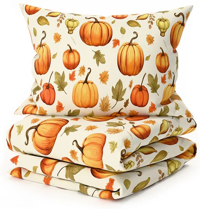 Lenjerie de pat din microfibra AUTUMN PUMPKINS colorate Dimensiune lenjerie de pat: 70 x 90 cm | 140 x 200 cm