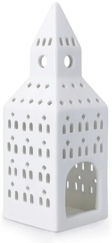 Sfeșnic pentru lumânări pastilă din ceramică Urbania Lighthouse Church Tower – Kähler Design