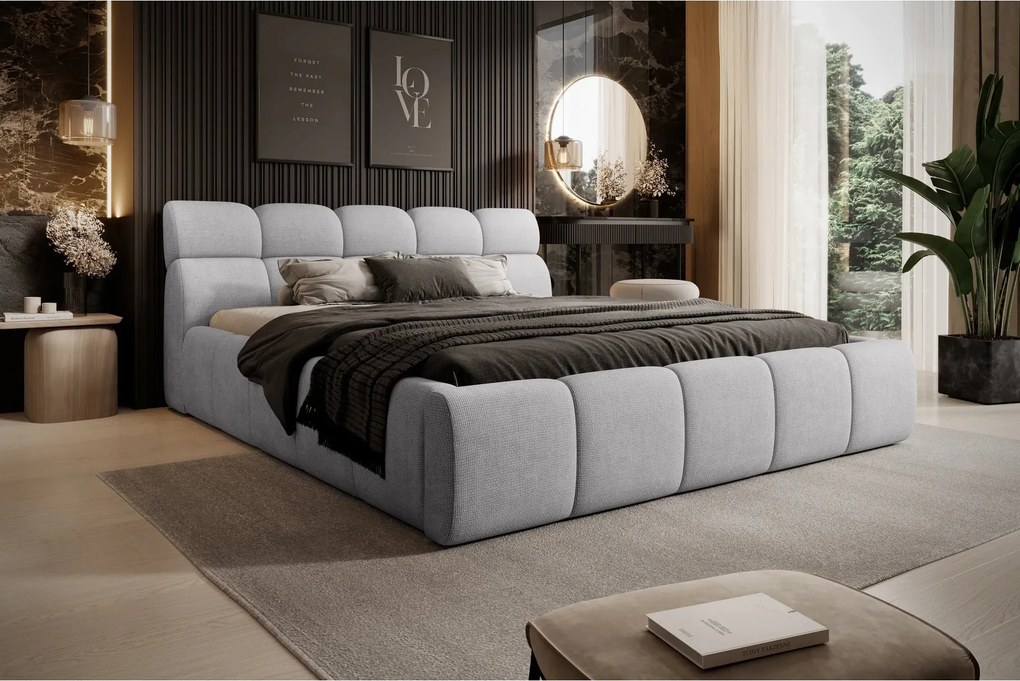 Pat GIULIA 160x200, personalizabil materiale Gama Premium, cu spatiu d