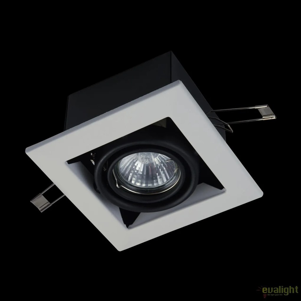 Spot incastrabil pentru tavan fals, Metal alb MYDL008-2-01-W