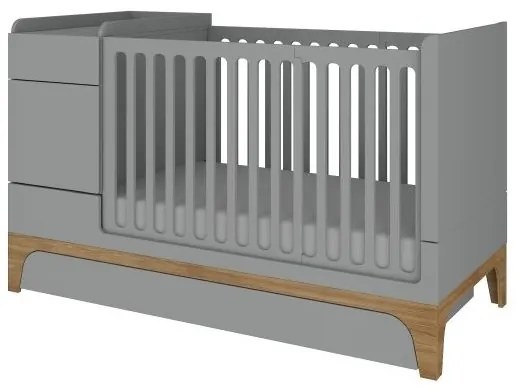 Patut pentru copii multifunctional UP! gri 70×120 cm