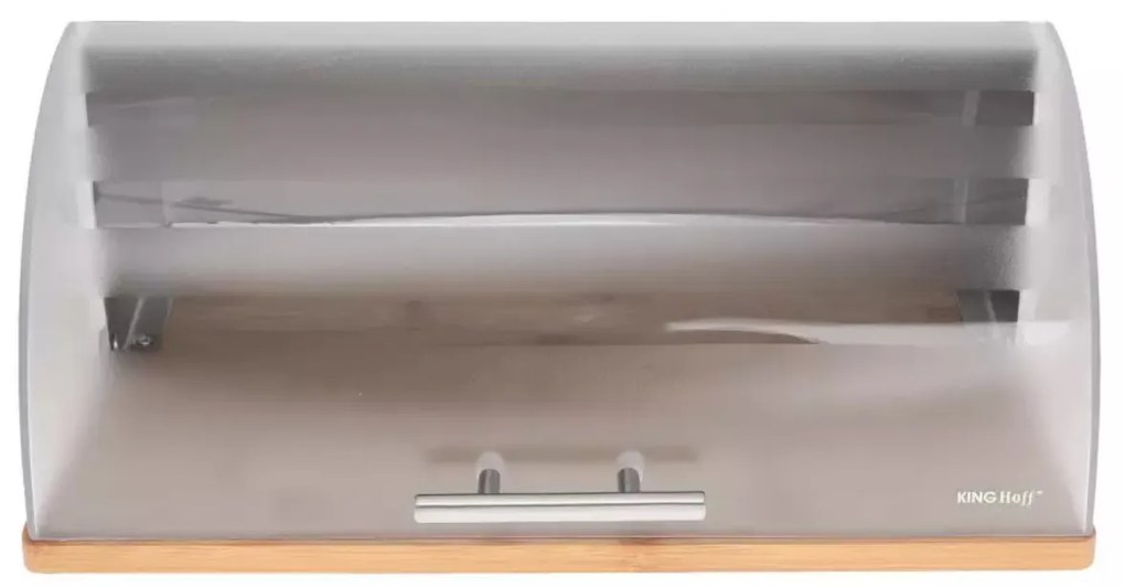 Cutie de paine argintie, bambus-acril, Kinghoff KH3210