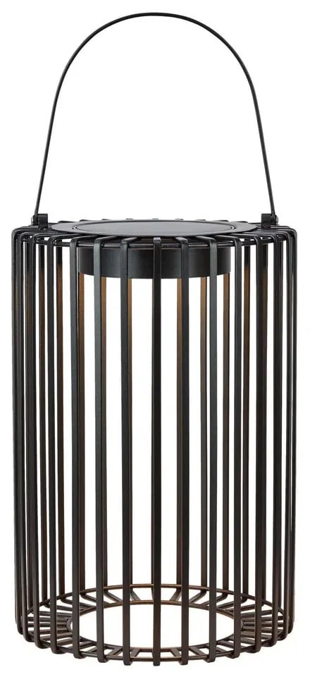 Felinar cu LED negru solar/cu USB (înălțime 54 cm) pentru exterior Cavia – Markslöjd