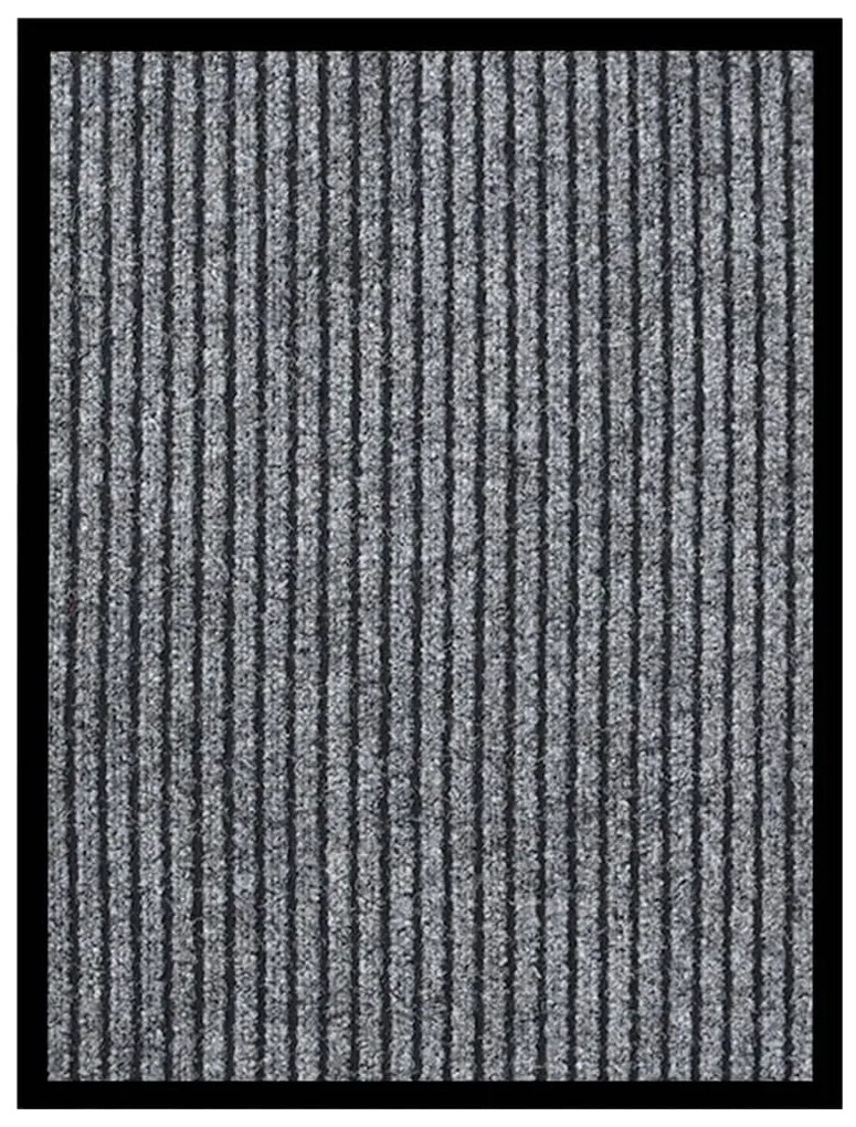 vidaXL Covoraș intrare, gri, 40x60 cm
