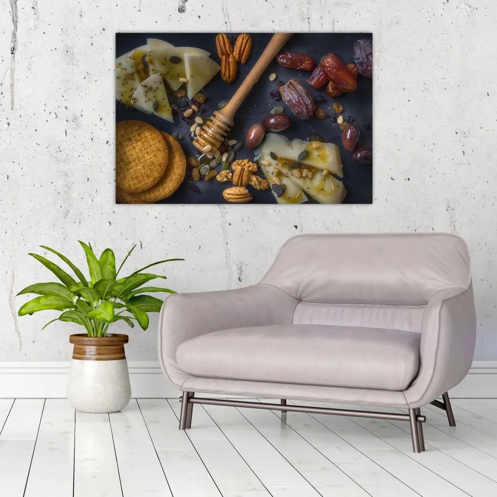 Tablou cu cu fructe uscate (90x60 cm)