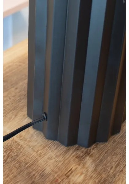 Lampă de masă Markslöjd 108670 HASHIRA 1xE27/40W/230V alb/negru