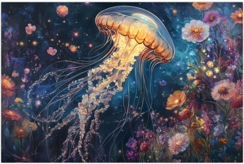 Tablou - Meduză magică (90x60 cm)