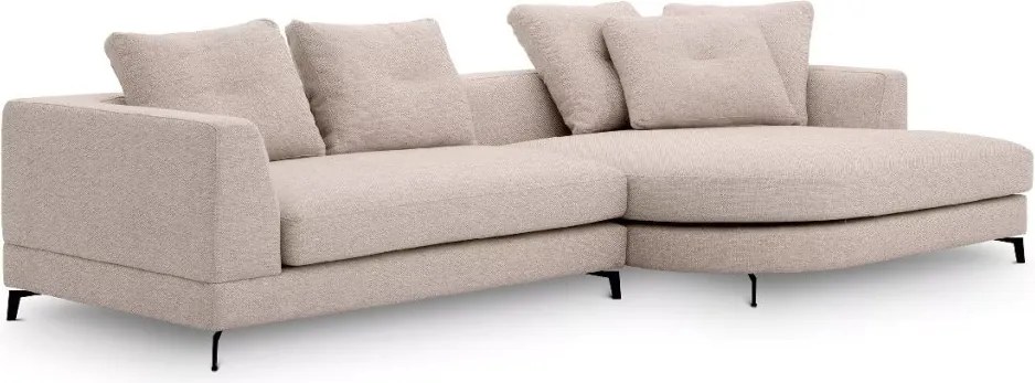Canapea eleganta design LUX Moderno S right, Aveiro sand
