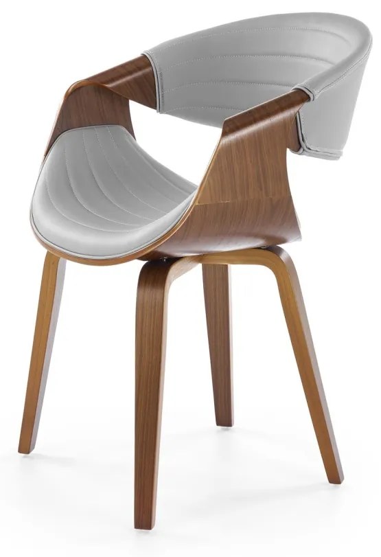 Scaun K544 gri/nuc H77 cm