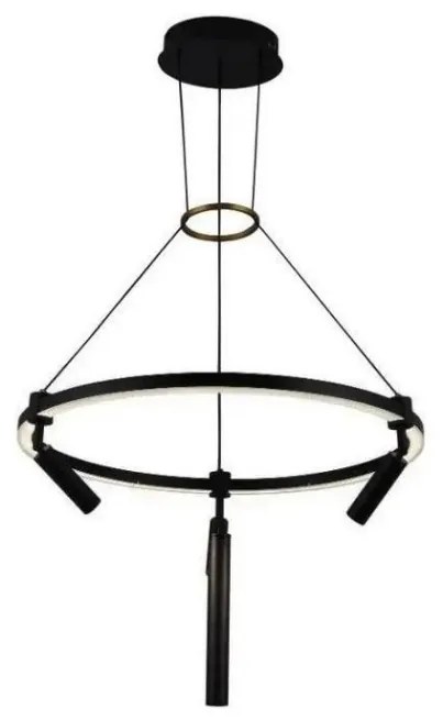 Lustră LED dimabilă pe cablu LED/85W/230V 3000-6500K + telecomandă