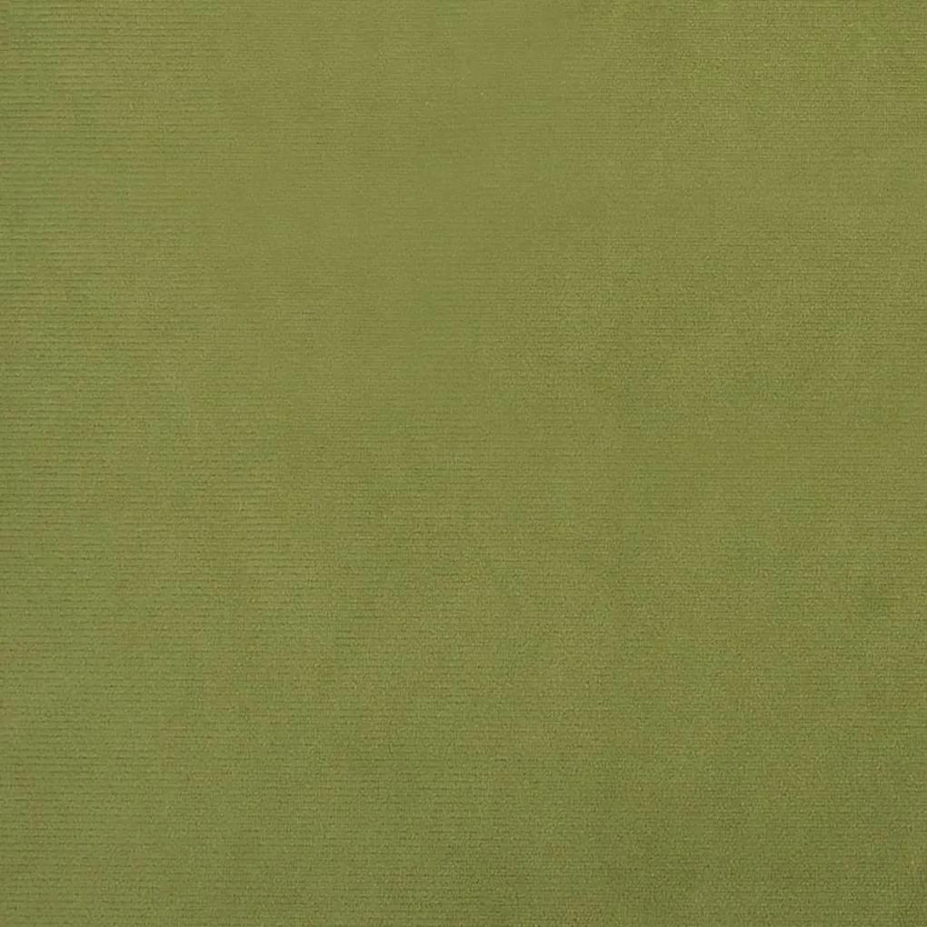 Scaune de bucatarie, 4 buc., verde deschis, catifea 4, Lysegronn
