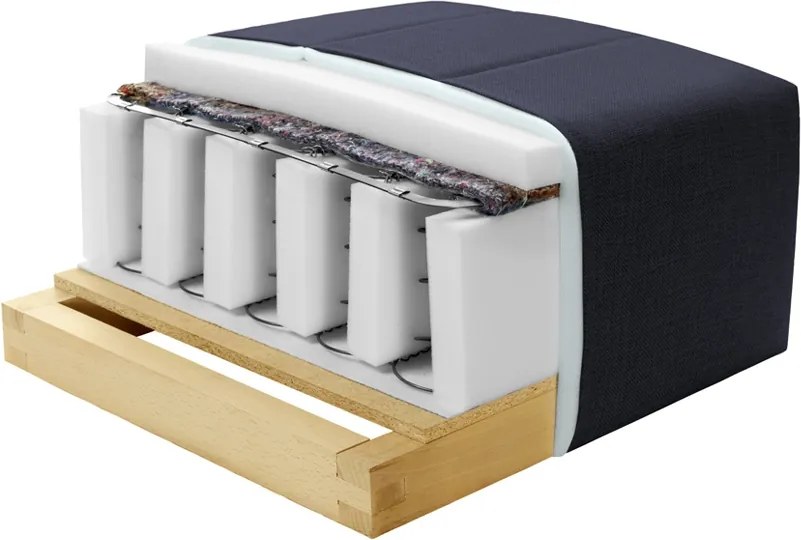 Colţar Belluno Mini extensibilă - partea stângă