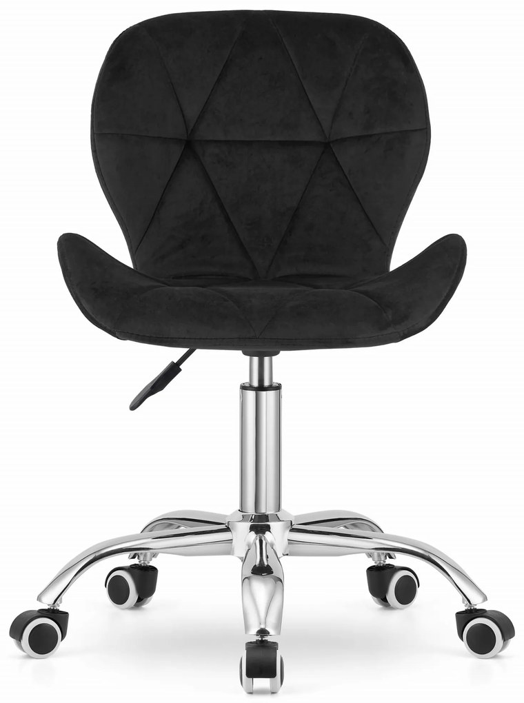 Scaun de birou AVOLA VELVET negru