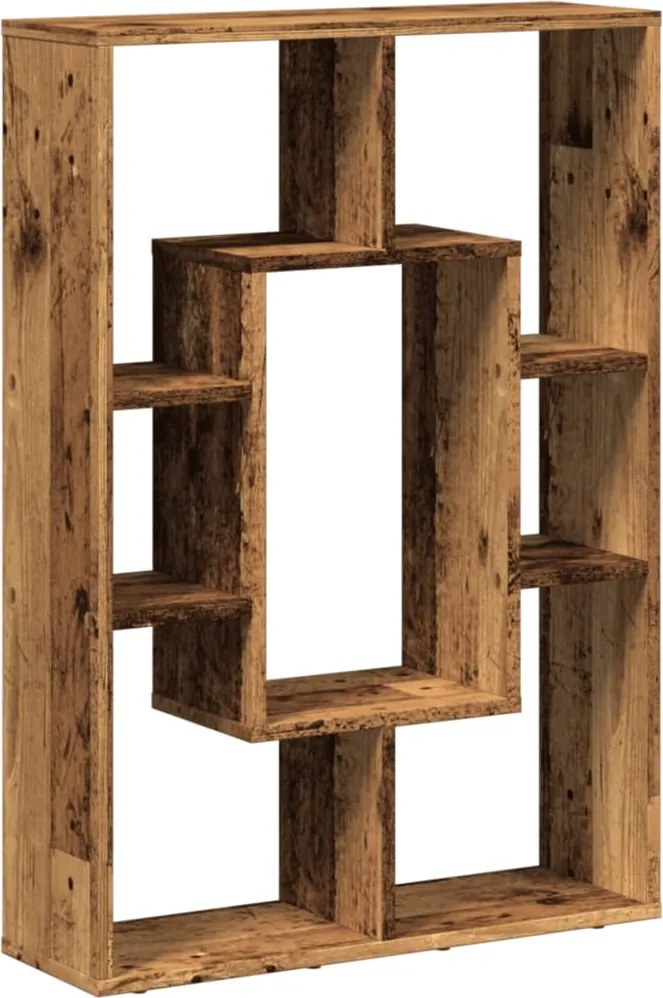 vidaXL Bibliotecă, lemn vechi, 63x20x90 cm, lemn prelucrat
