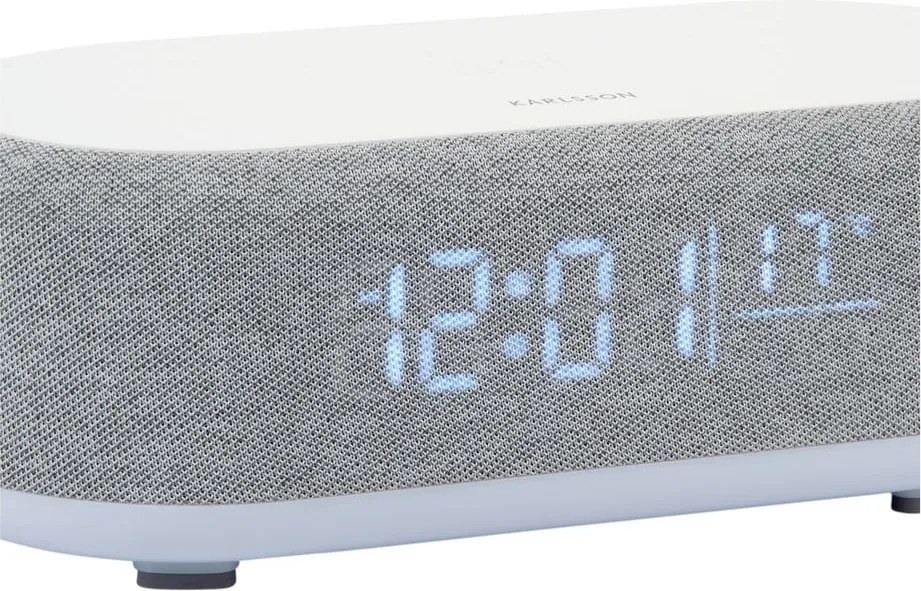 Ceas deșteptător digital cu încărcător wireless Vogue – Karlsson