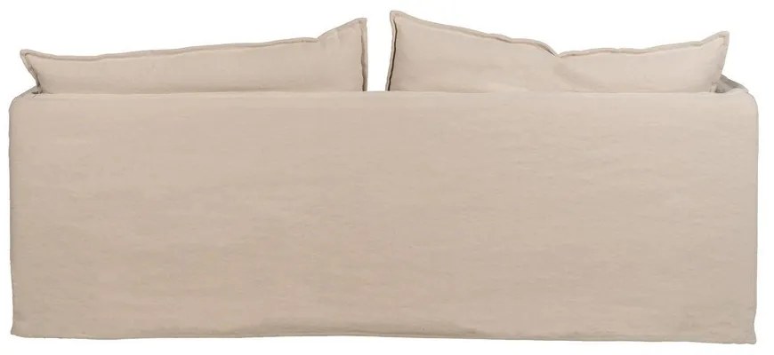 Canapea crem cu tapițerie din in 210 cm – Ixia