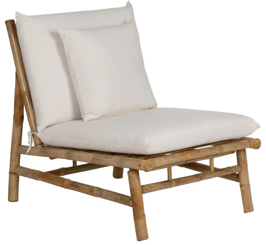 Fotoliu alb Bamboo – Ixia