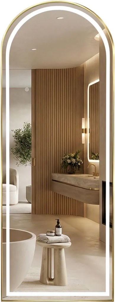 Oglindă LED Orbit 60x170cm Brush Gold
