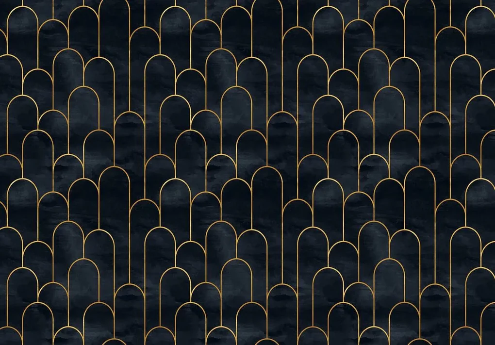 Fototapet - Glamour - motiv auriu (152,5x104 cm), în 8 de alte dimensiuni noi