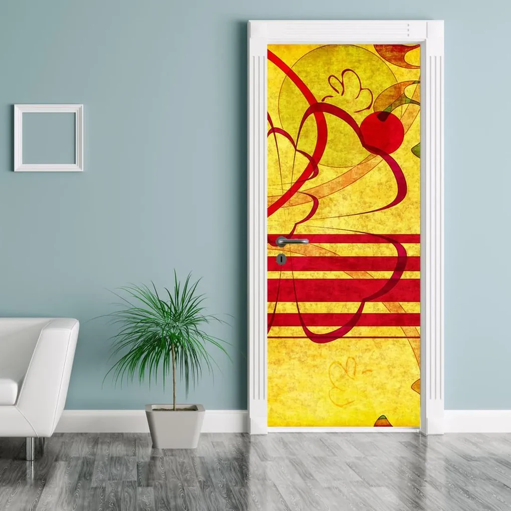 Fototapeta pentru ușă - abstracție (95x205cm)