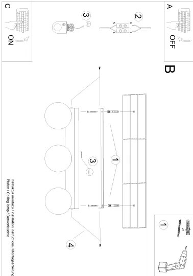 Plafonieră YOLI 3xG9/12W/230V alb Sollux SL.1148