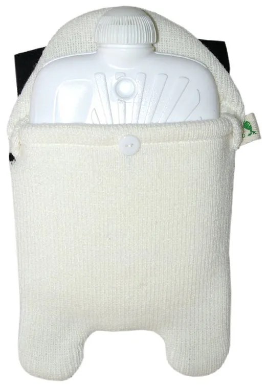 Sticla cu apa calda Hugo Frosch Eco Comfort - pug, 0,8 l, gri