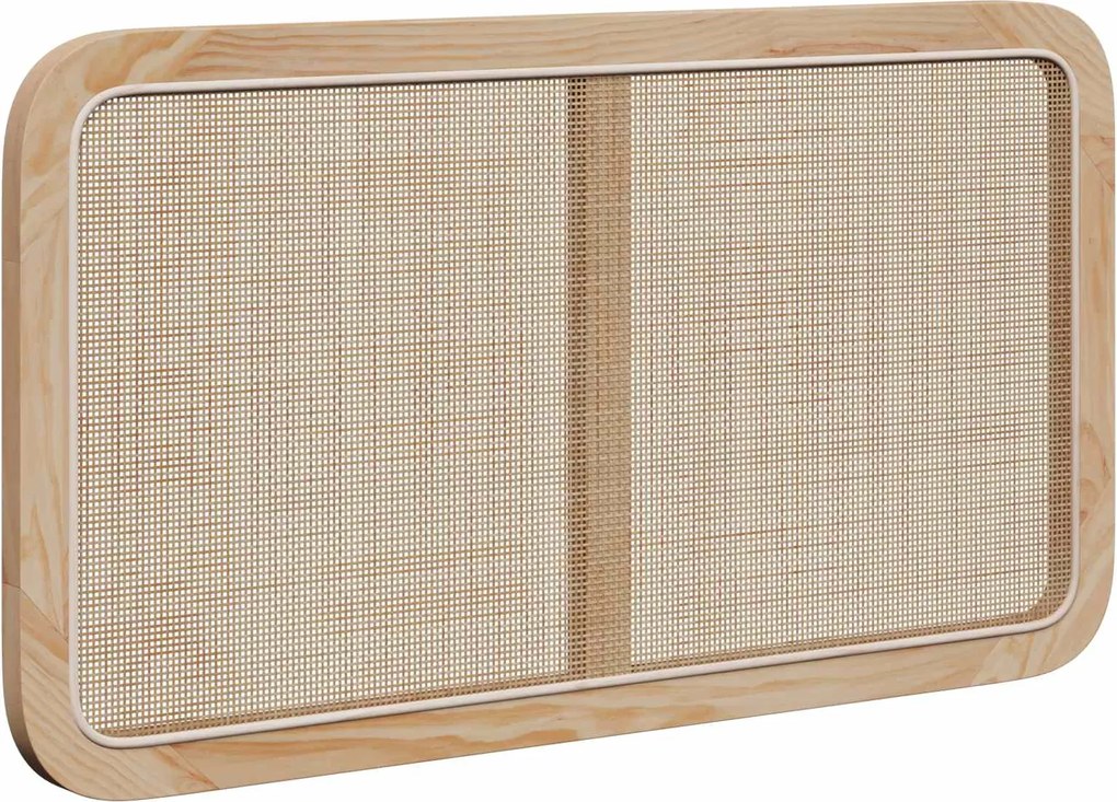 vidaXL Tăblie cap cu headboard natural 100 x 55 x 3 cm Ratan