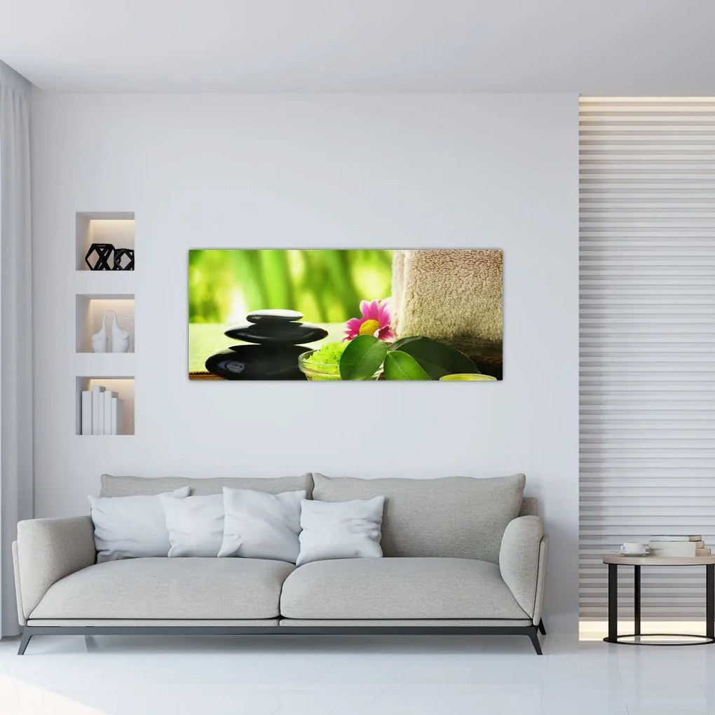 Tablou cu unelte pentru masaj (120x50 cm)