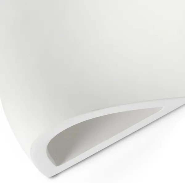 Aplică FARO 63429 KAPPU 1xE14/7W/230V 25x15 cm alb