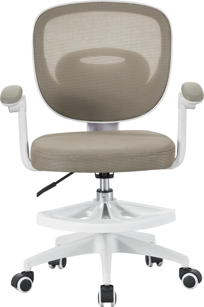 Scaun pivotant, bej/alb, TRIXI TYP 1