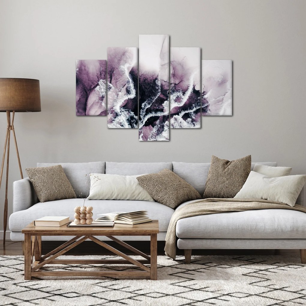Tablou - Marmură violet N⁰2 (150x105 cm)