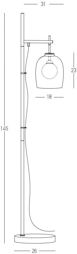 Lampadar/Lampa de podea design decorativ Maestro