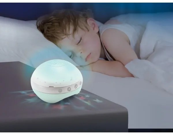 Carusel pentru pătuț cu sunete și proiector 3 în 1 Infantino 3xAAA verde