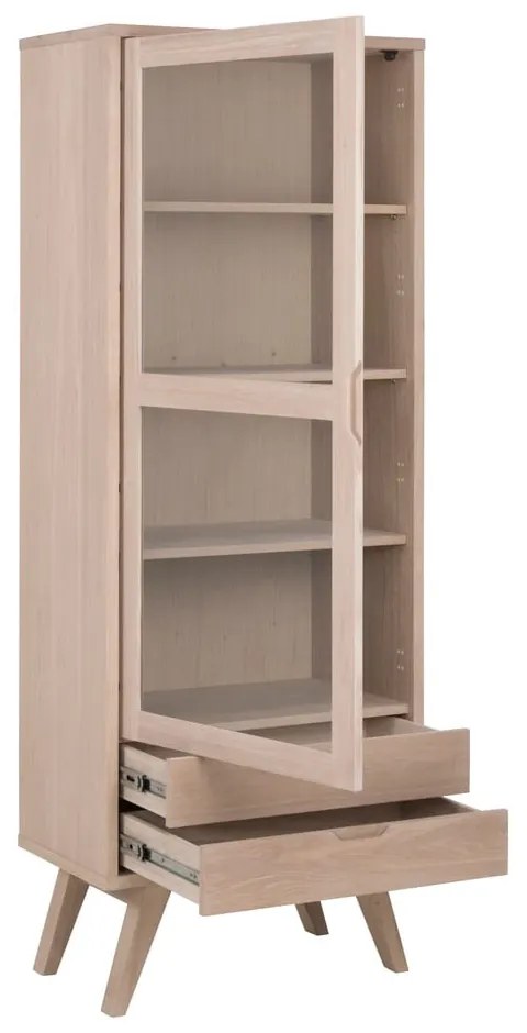 Vitrină în decor stejar 72x190 cm A-Line - Actona