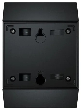 Aplică solară de perete cu senzor, LED 2,5 W / 3,7 V, IP65, 1200 mAh, negru